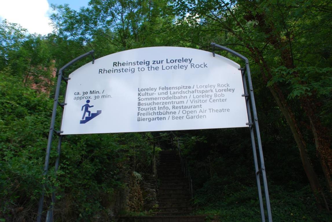 Paradiesisch Wohnen - Loreley Sankt Goarshausen Exteriör bild